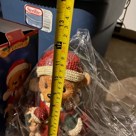 12” Tall New Cherished Christmas Figurine Standing Bear - Picture 3 of 3